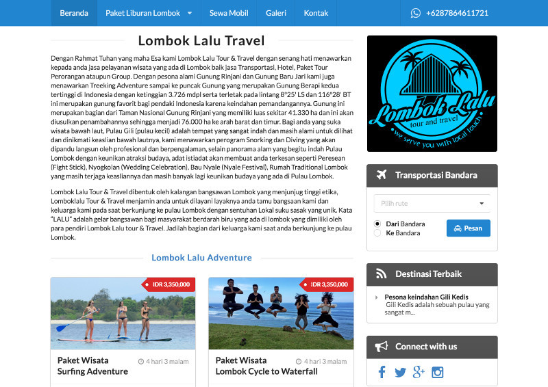 Lombok Lalu Travel