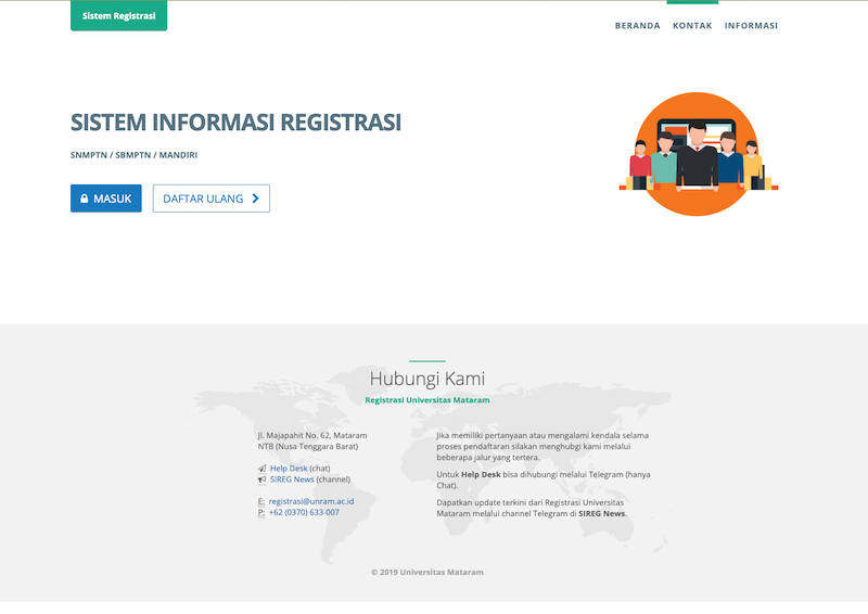 Sistem Informasi Registrasi